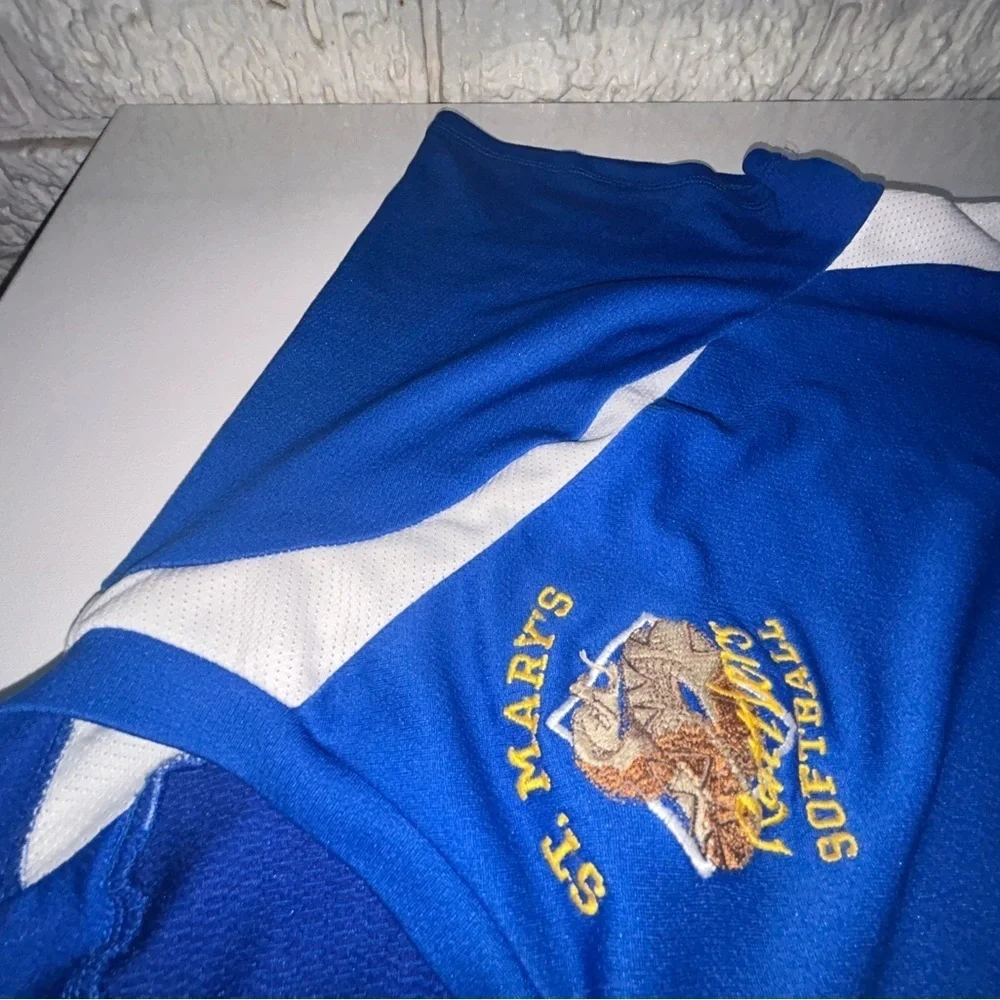 Adidas Blue and White Athletic Jerseys